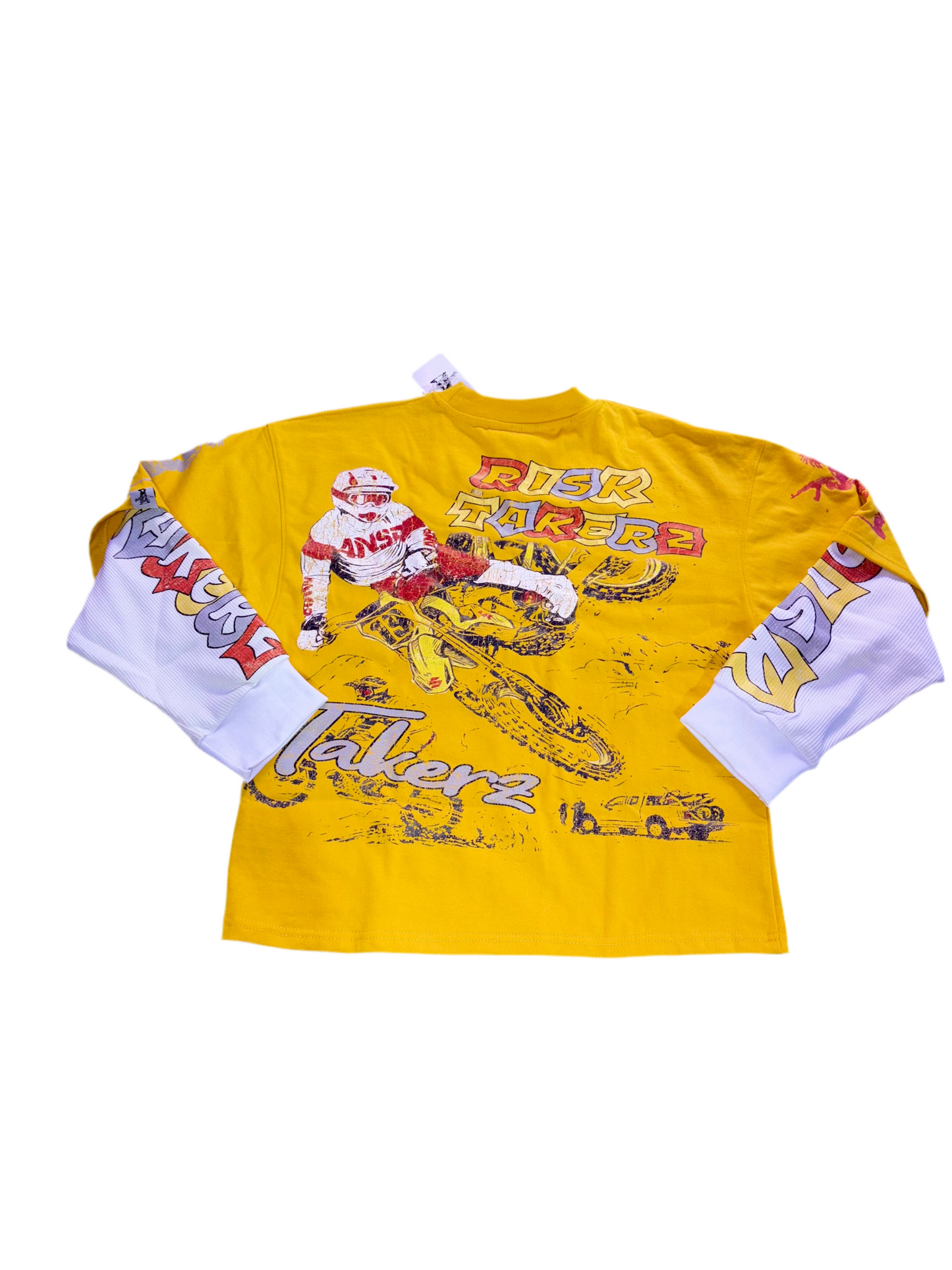 “Race Yellow“ MOTOSPORT Doubled Sleeved Tee